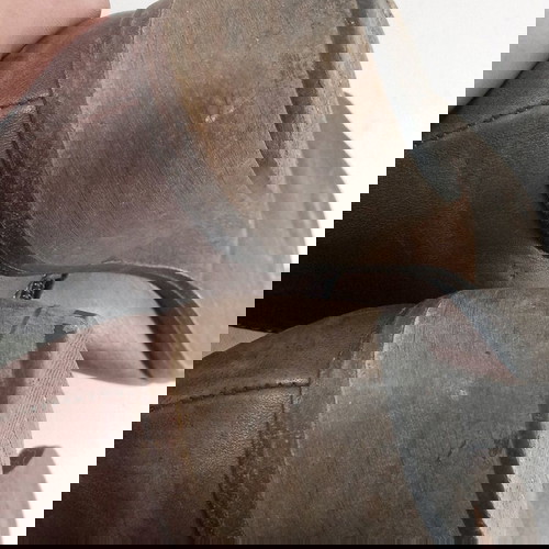 Δερμάτινες μπότες Giorgo Salustro no 41 μεταχειρισμένες, καφέ ταμπά