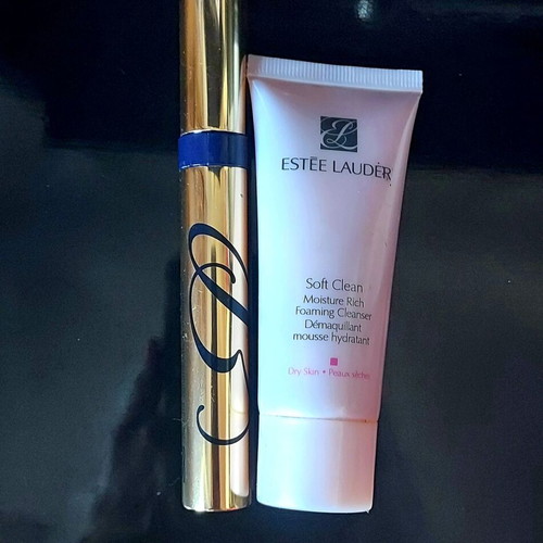 Estée Lauder Sumptuous Extreme Lash Mascara and Soft Clean Moisture Rich Cleanser new