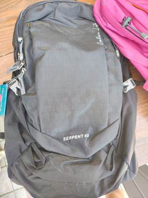 Colorlife Serpent 45 hiking backpack new, black and pink