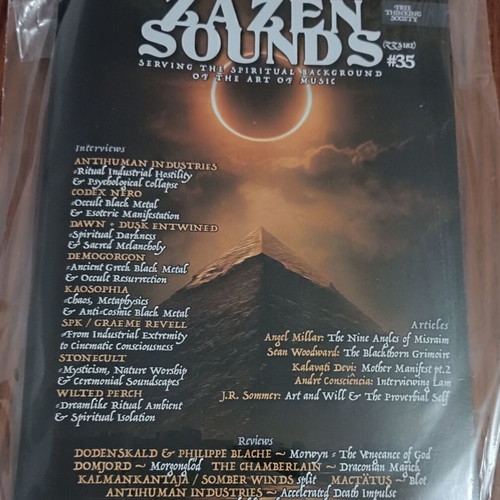 Zazen Sounds Magazine Issue 35 new, ambient and dark music