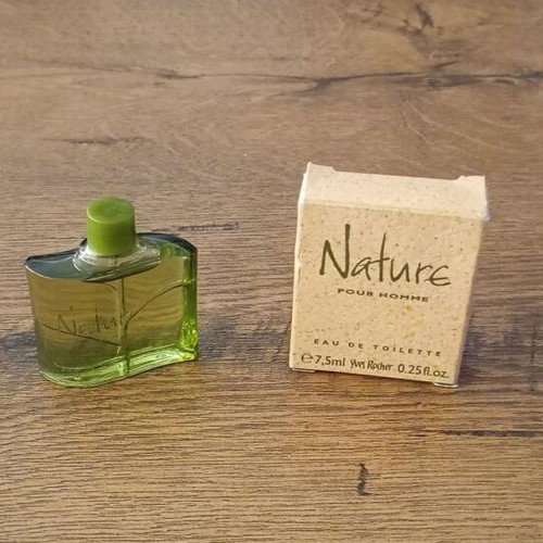 Nature Pour Homme mini perfume by Yves Rocher new, 7.5 ml eau de toilette