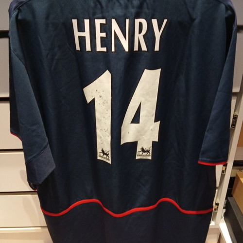 Arsenal FC 2002/03 Away Jersey Used, Thierry Henry XL