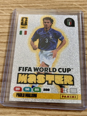 Paolo Maldini Italia Panini FIFA World Cup Master 2026 card new