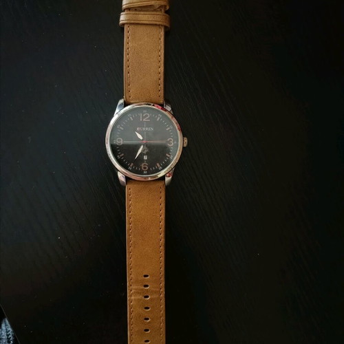 Curren unisex wristwatch like new, brown