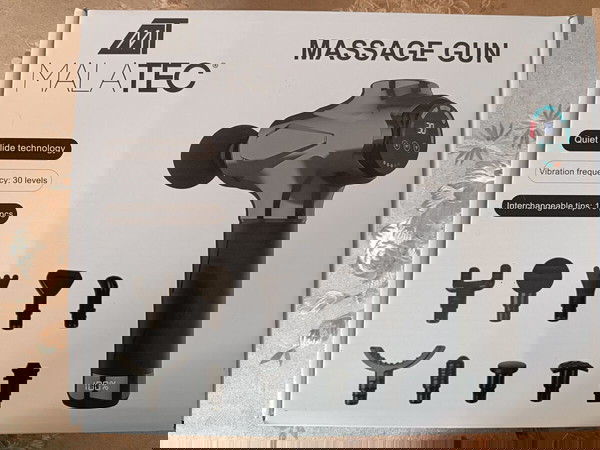 Massage Gun -  Malatec. Πιστόλι Μασάζ Ανάκαμψης Μυών 30 Επίπεδα Έντασης