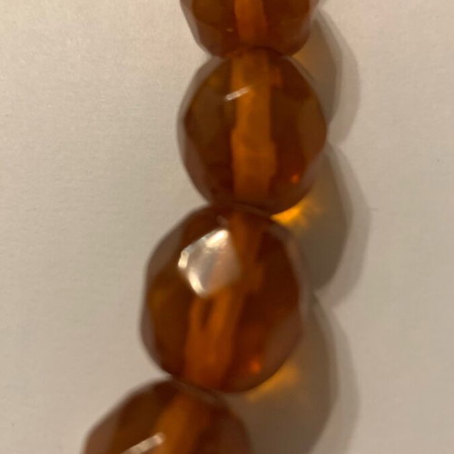 Natural amber Kaliningrad like new, cognac color 57cm