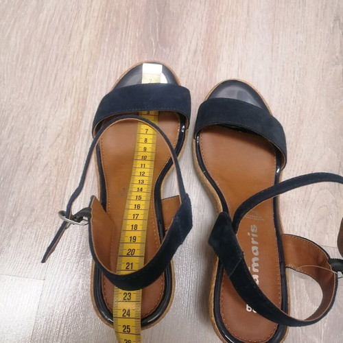 Tamaris new women's sandals blue, size 39