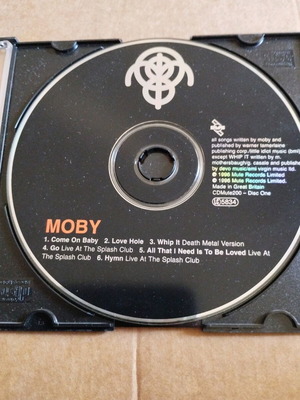 Moby Come On Baby Promo Cd1 used, rock