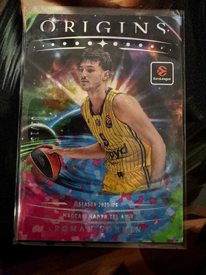Roman Sorkin Panini Origins Euroleague Opal Parallel 2025-26 card like new