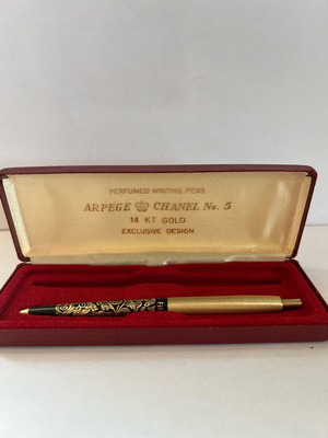 Arpège Chanel No5 pen used, ideal for collectors