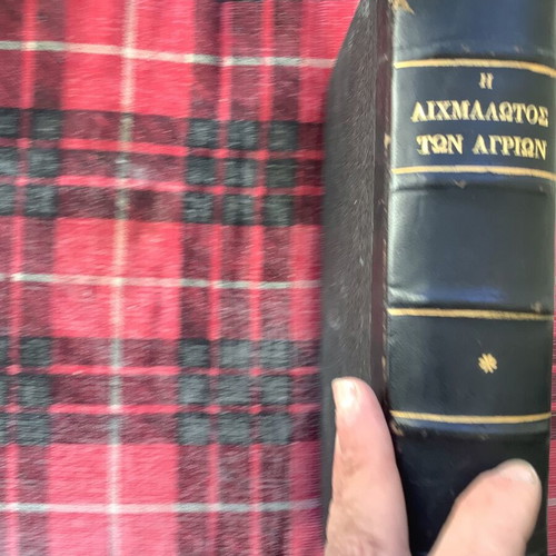 The Captive of the Wild used Greek book