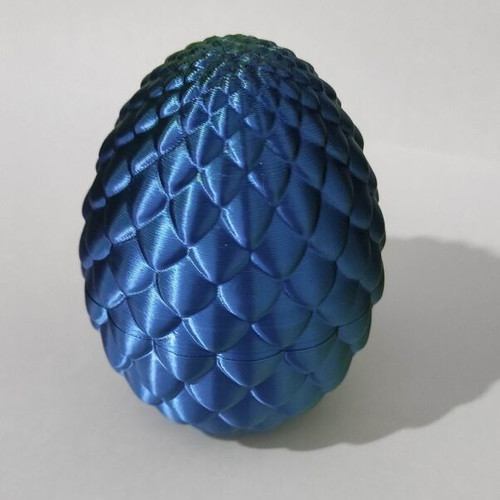 3D Printed Dragon with Two-Tone Egg new