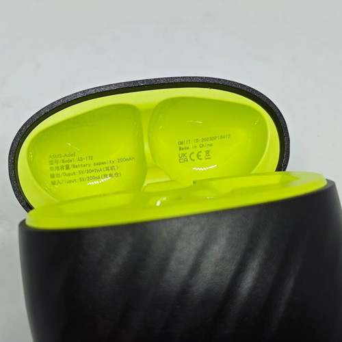 ASUS Adol AS-172 Bluetooth wireless earbuds black lime like new