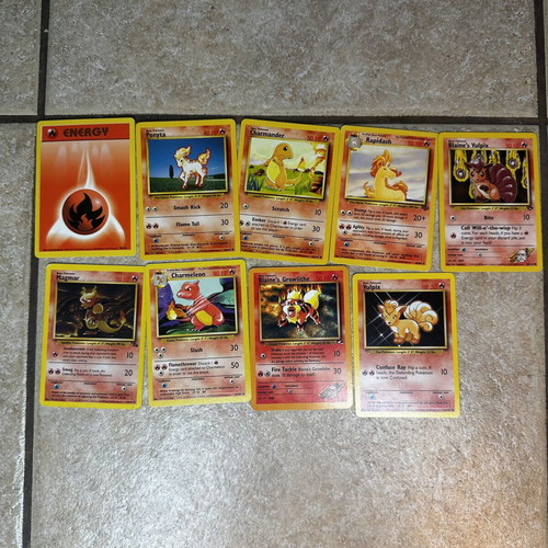Συλλεκτικές κάρτες Pokemon 1999 μεταχειρισμένες, σετ