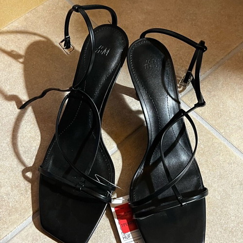 H&M Sandals New Size 40 Black
