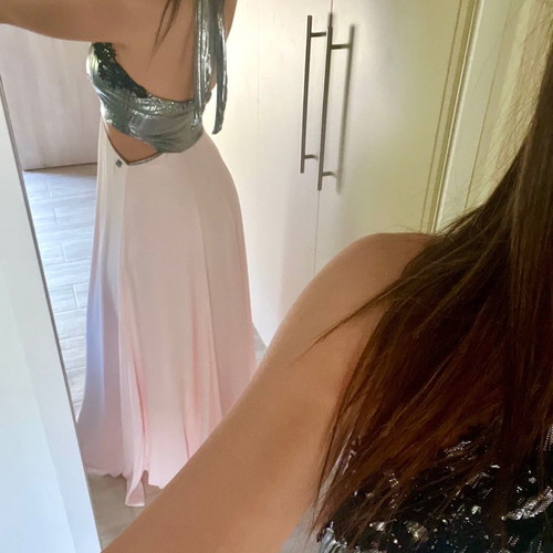 BSB maxi dress used, size M, multicolor