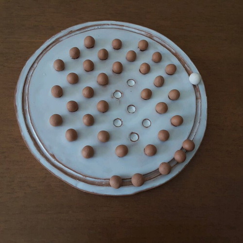 Clay Solitaire like new, handmade, 22cm diameter
