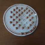 Clay Solitaire like new, handmade, 22cm diameter