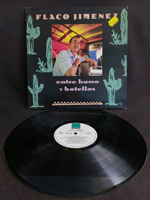 Flaco Jimenez Entre Humo Y Botellas vinyl used, Latin
