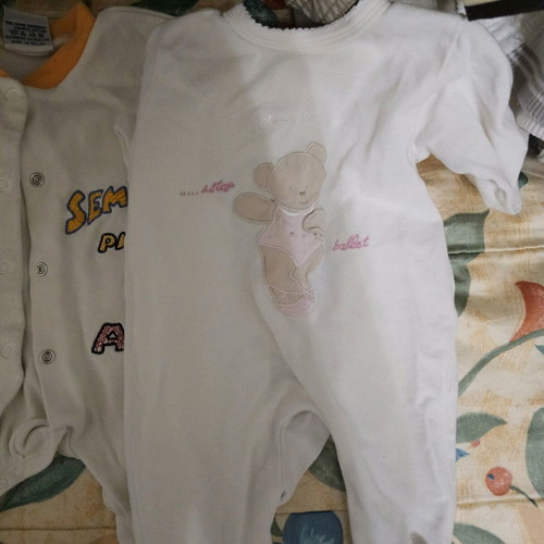 Baby girl outing rompers used, pack of 9