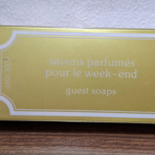 Roger & Gallet Guest Soap boxed like new with lavender, rose, orchid, fougere scents