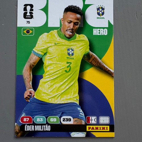 Eder Militao Brazil 75 FIFA World Cup 2026 Adrenalyn card like new