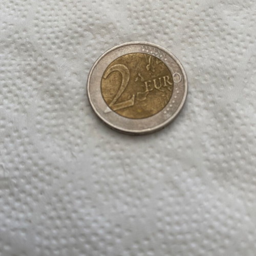 Estonia €2 coin used, 2011 first year euro
