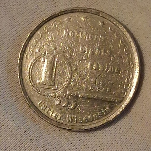 Casino chip from North America used, Native American Milwaukee