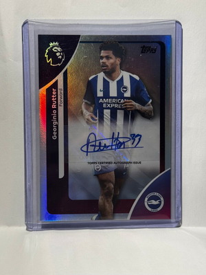 2025 Topps EPL Georginio Rutter autograph card new