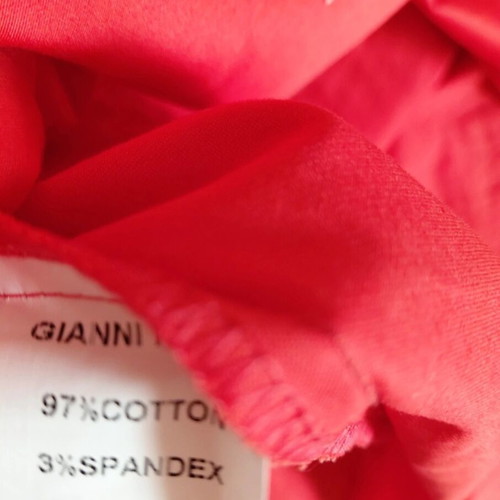 Gianni Rodini red cotton dress like new with belt