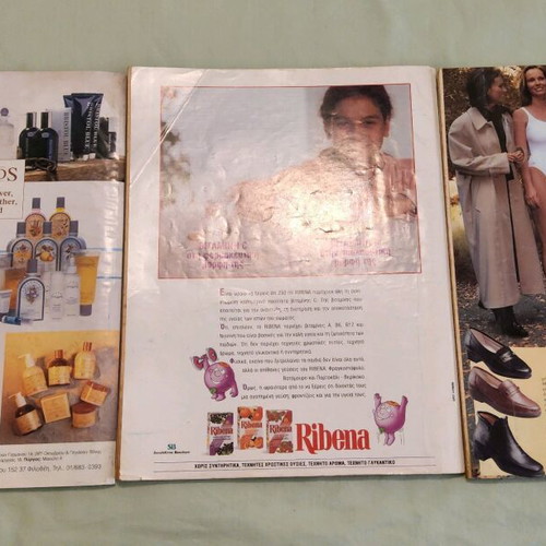 Praktiki magazines used with embroidery and knitting ideas