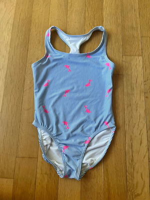 Gap Kids Dolphin Print Swimsuit like new, blue and pink, XS