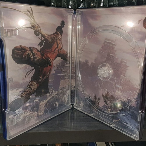 Sekiro Shadows Die Twice Official Steelbook PS4 like new