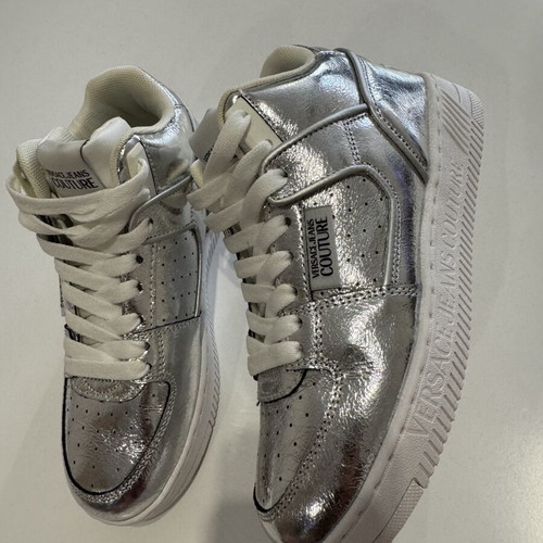 Versace Jeans Couture silver sneakers size 36 new