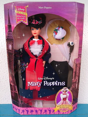 Mary Poppins doll collectible, vintage, sealed, Disney Exclusive, Mattel 1993