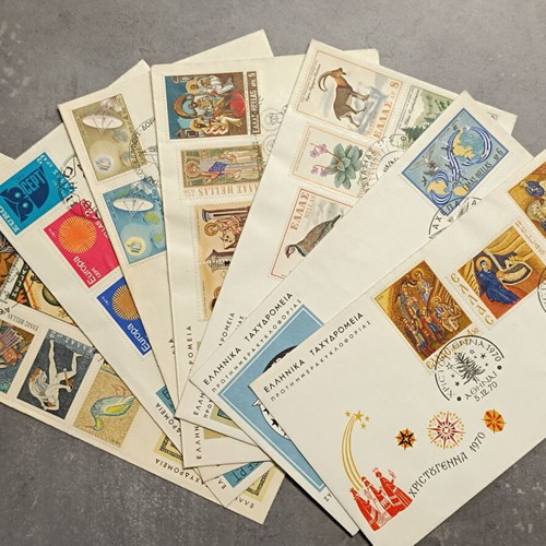 FDC 1970 complete year of official first day covers, new