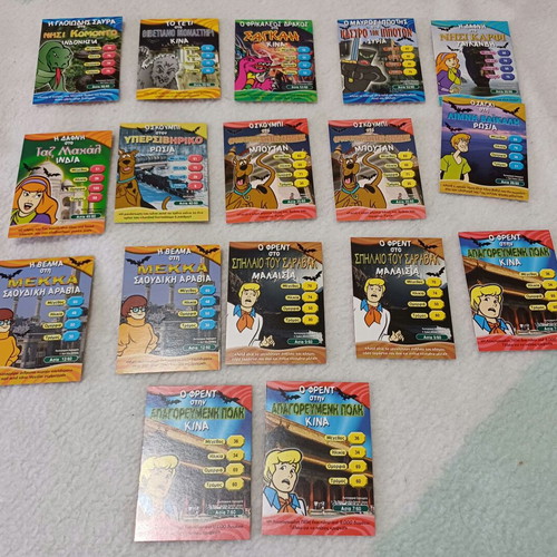 Scooby Doo cards like new, Asia category
