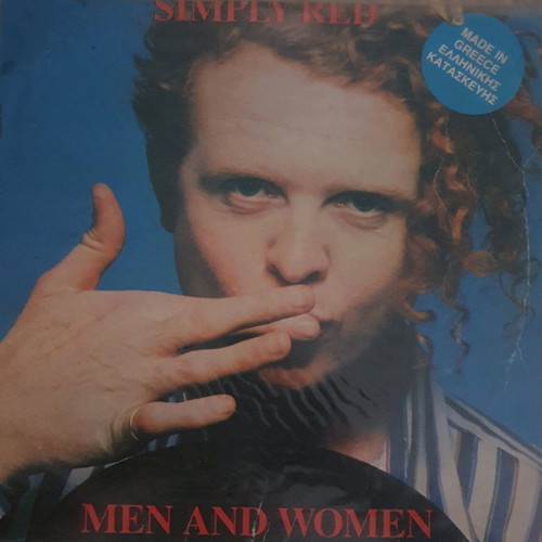 Simply Red Men and Women vinyl record used, pop