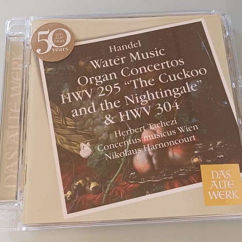 Handel Water Music Organ Concertos HWV 295 and HWV 304 CD used, classical