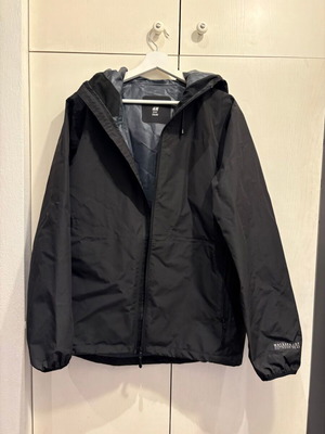H&M Waterproof Shell Jacket Size M Like New Black