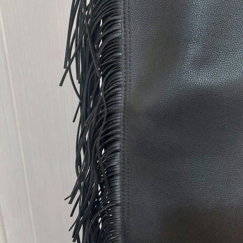 Victoria’s Secret shoulder bag used, black with fringes