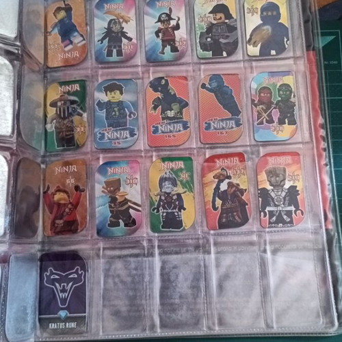 Metal Tags Ninja, set of 31