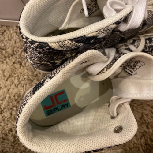 Platform sneakers Jeffrey Campbell like new, snake effect, size 41