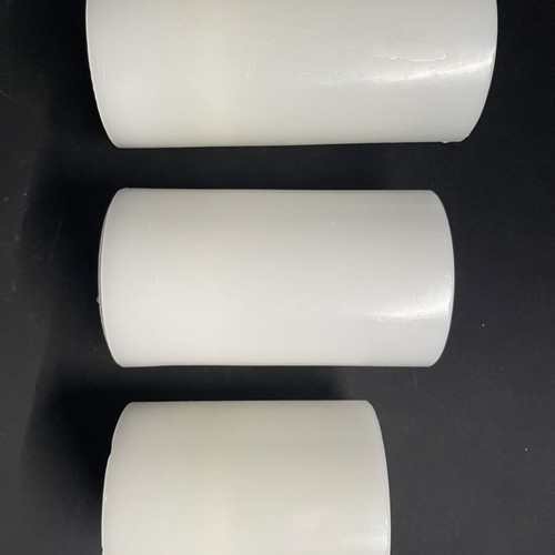 Set of 3 LED decorative flameless candles with remote control