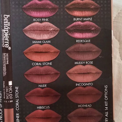 Kiss proof Slay Bella Pierre coral stone shade new