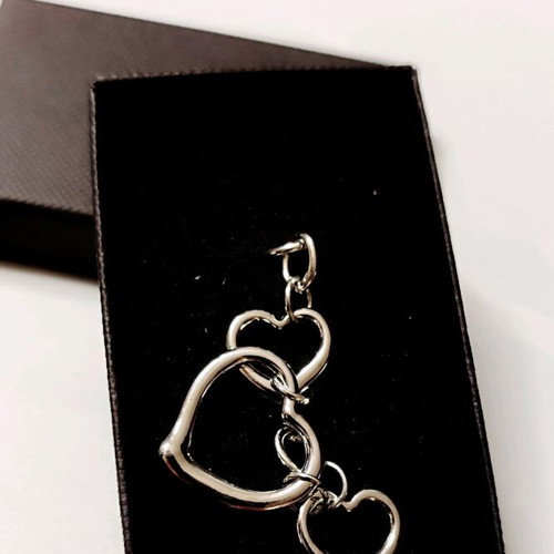 Theree Hearts Jewelry Set new, stainless steel pendant and bracelet