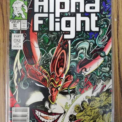 Alpha Flight Marvel Comics used, foreign language (1983)