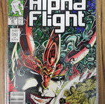 Alpha Flight Marvel Comics used, foreign language (1983)