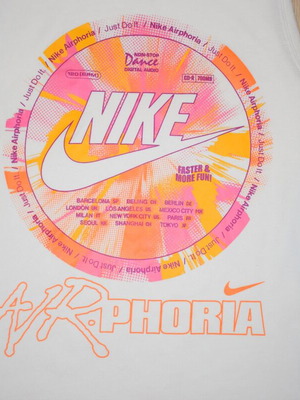 Nike Air Phoria men's tank top size S like new, white and orange