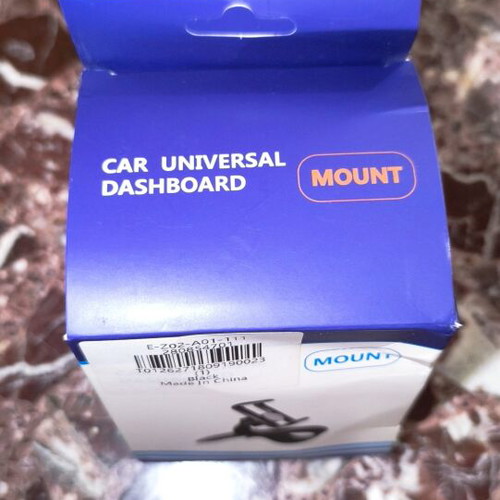 Car mobile phone mount with clip, black
